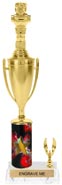 15 inch Trophy with Cup & 1 Trim