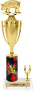 15 inch Trophy with Cup & 1 Trim