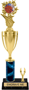 Insert Holder Trophy with Cup & 1 Trim [15 inch]