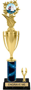 Insert Holder Trophy with Cup & 1 Trim [15 inch]