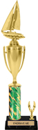 16 inch Trophy with Cup & 1 Trim