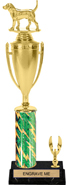 16 inch Trophy with Cup & 1 Trim