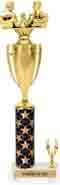 17 inch Trophy with Cup & 1 Trim