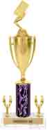 15 inch Trophy with Cup & 2 Trims