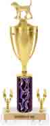 15 inch Trophy with Cup & 2 Trims
