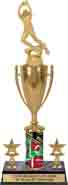 15 inch Trophy with Cup & 2 Trims