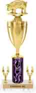 15 inch Trophy with Cup & 2 Trims