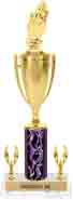 15 inch Trophy with Cup & 2 Trims