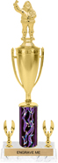 15 inch Trophy with Cup & 2 Trims