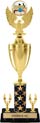 Insert Holder Trophy with Cup & 2 Trims [15 inch]
