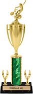 16 inch Trophy with Cup & 2 Trims