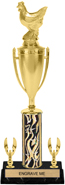16 inch Trophy with Cup & 2 Trims