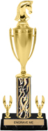 16 inch Trophy with Cup & 2 Trims