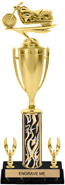 16 inch Trophy with Cup & 2 Trims