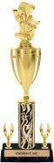 16 inch Trophy with Cup & 2 Trims
