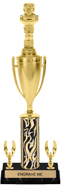 16 inch Trophy with Cup & 2 Trims