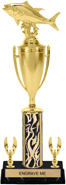 16 inch Trophy with Cup & 2 Trims