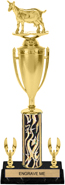 16 inch Trophy with Cup & 2 Trims