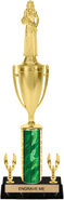 16 inch Trophy with Cup & 2 Trims