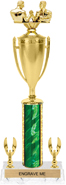 17 inch Trophy with Cup & 2 Trims