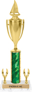 17 inch Trophy with Cup & 2 Trims