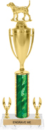 17 inch Trophy with Cup & 2 Trims