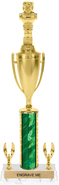 17 inch Trophy with Cup & 2 Trims