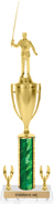 17 inch Trophy with Cup & 2 Trims
