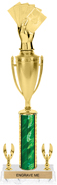 17 inch Trophy with Cup & 2 Trims