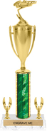 17 inch Trophy with Cup & 2 Trims