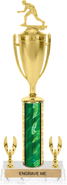 17 inch Trophy with Cup & 2 Trims