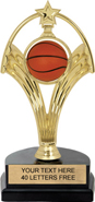 Basketball Swing N' Spin Trophy [8 inches]
