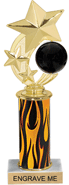 Bowling Shooting Star Spinning Trophy [10 inch]