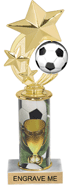 Soccer Shooting Star Spinning Trophy [10 inch]