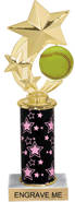 Softball Shooting Star Spinning Trophy [12 inch]