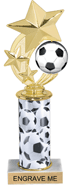 Soccer Shooting Star Spinning Trophy [12 inch]
