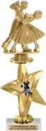 EXCLUSIVE Star Insert Riser Trophy with Figurine