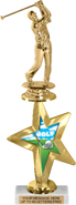 EXCLUSIVE Star Insert Riser Trophy with Figurine