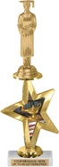 EXCLUSIVE Star Insert Riser Trophy with Figurine