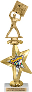 EXCLUSIVE Star Insert Riser Trophy with Figurine