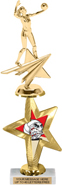 EXCLUSIVE Star Insert Riser Trophy with Figurine