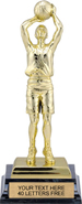 Basketball XL Bright Gold Tone Figure - Female [11 inch]