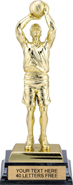 Basketball XL Bright Gold Tone Figure - Male [11 inch]