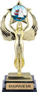 Insert Award XL Bright Gold Tone Figure [11 inch]