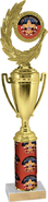 Cup Custom Column & Insert Trophy on Marble Base [14 inch]