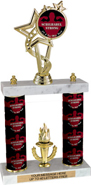 Custom Two-Column & Insert Trophy [13 inch]