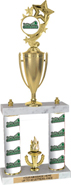 Custom Two-Column & Insert Trophy [18 inch]