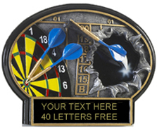 Darts Burst Thru Ovals [7.25 x 5.25 inch] large
