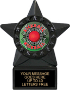 Black Star Ice Award w/ Insert [5.25 inch]