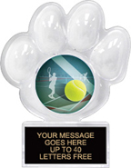 Krystal Clear Paw Ice Trophy